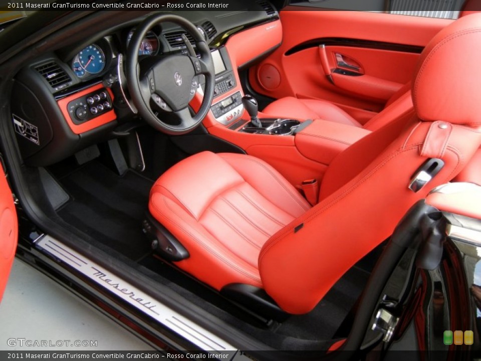Rosso Corallo Interior Prime Interior for the 2011 Maserati GranTurismo Convertible GranCabrio #69872509