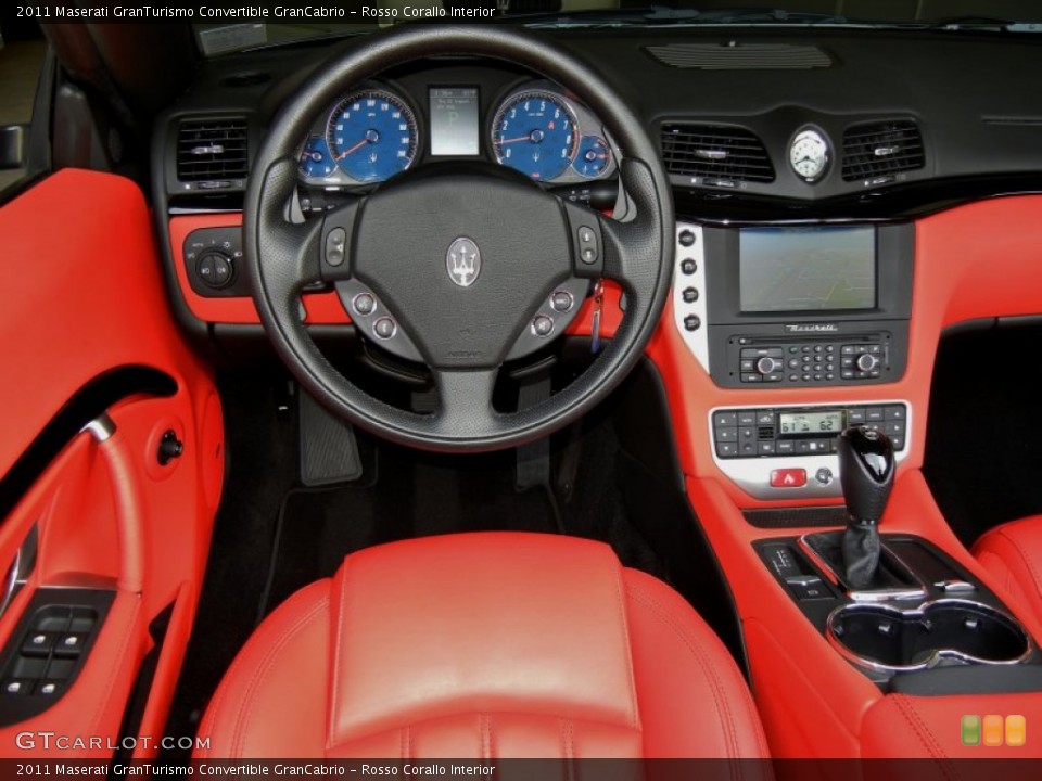 Rosso Corallo Interior Dashboard for the 2011 Maserati GranTurismo Convertible GranCabrio #69872584