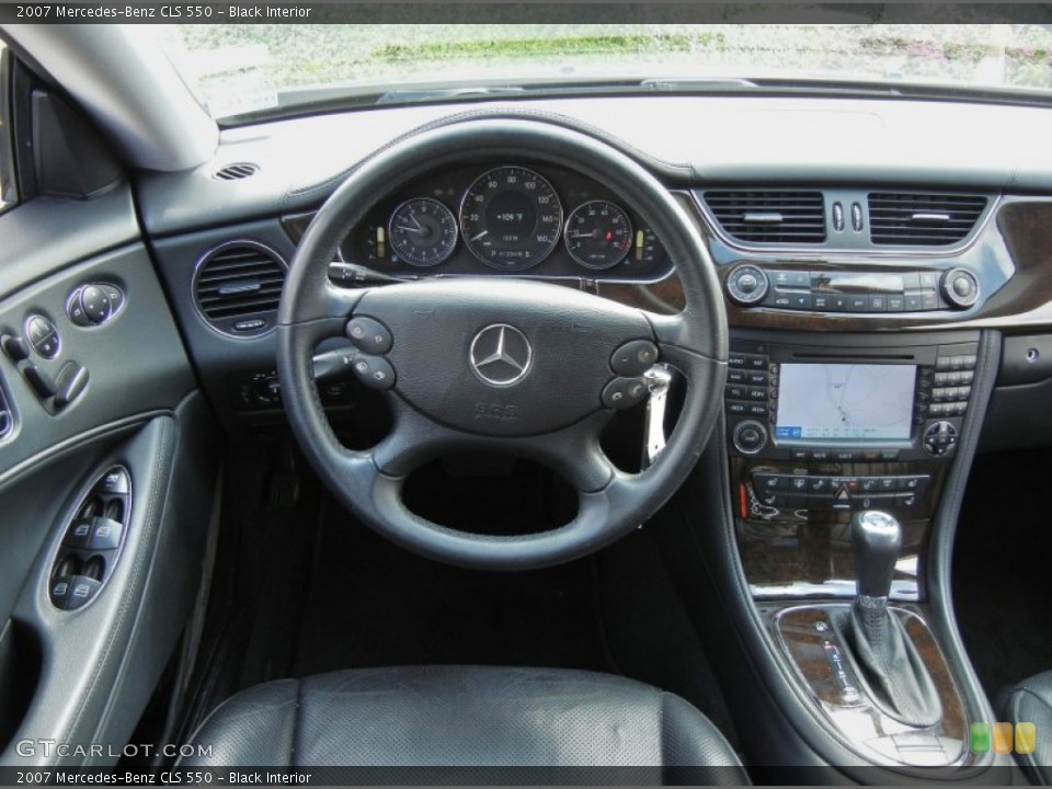 Black Interior Steering Wheel for the 2007 Mercedes-Benz CLS 550 #69872590