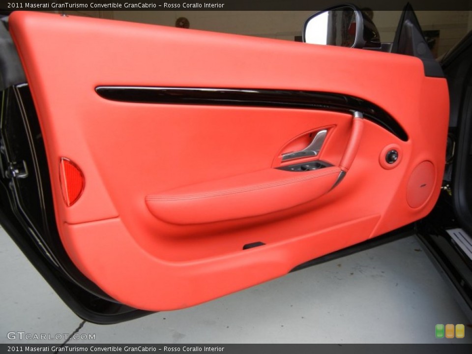 Rosso Corallo Interior Door Panel for the 2011 Maserati GranTurismo Convertible GranCabrio #69872691