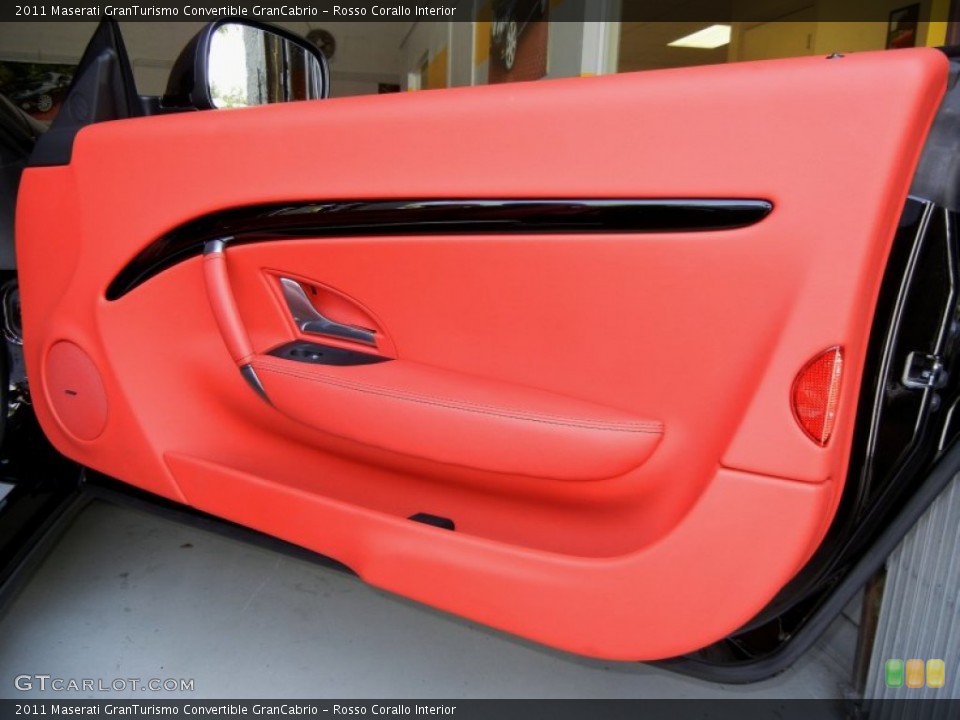 Rosso Corallo Interior Door Panel for the 2011 Maserati GranTurismo Convertible GranCabrio #69872698