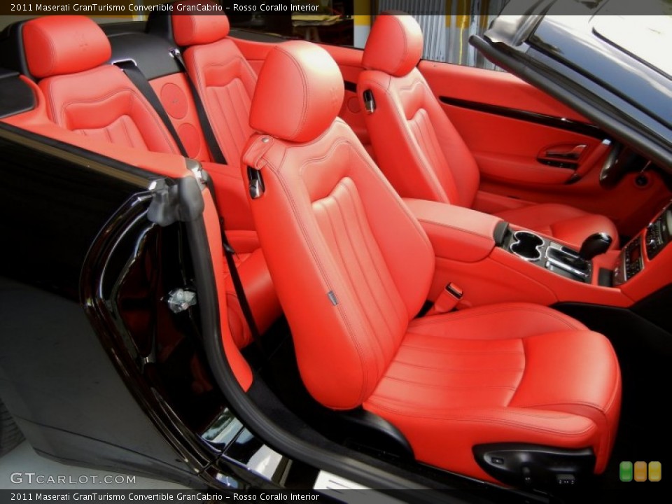 Rosso Corallo Interior Photo for the 2011 Maserati GranTurismo Convertible GranCabrio #69872776