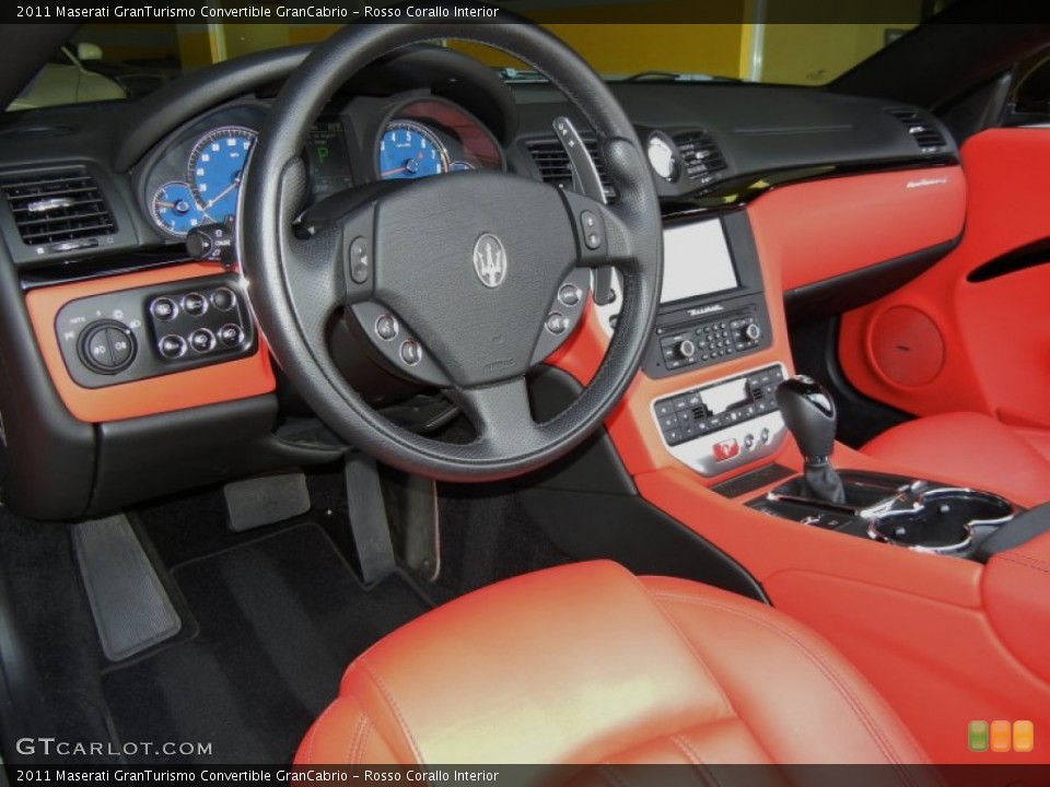 Rosso Corallo Interior Prime Interior for the 2011 Maserati GranTurismo Convertible GranCabrio #69872800