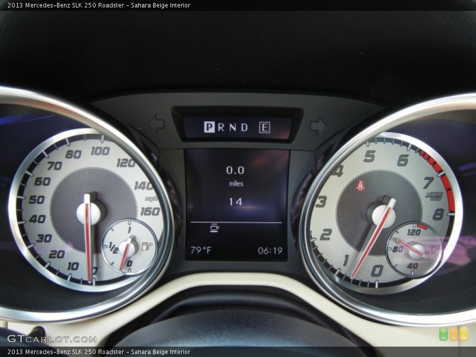 Sahara Beige Interior Gauges for the 2013 Mercedes-Benz SLK 250 Roadster #69873232
