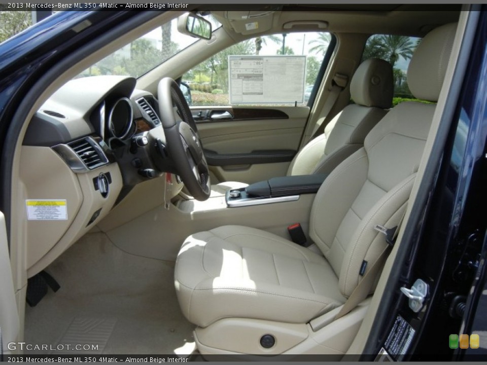 Almond Beige Interior Front Seat for the 2013 Mercedes-Benz ML 350 4Matic #69873433