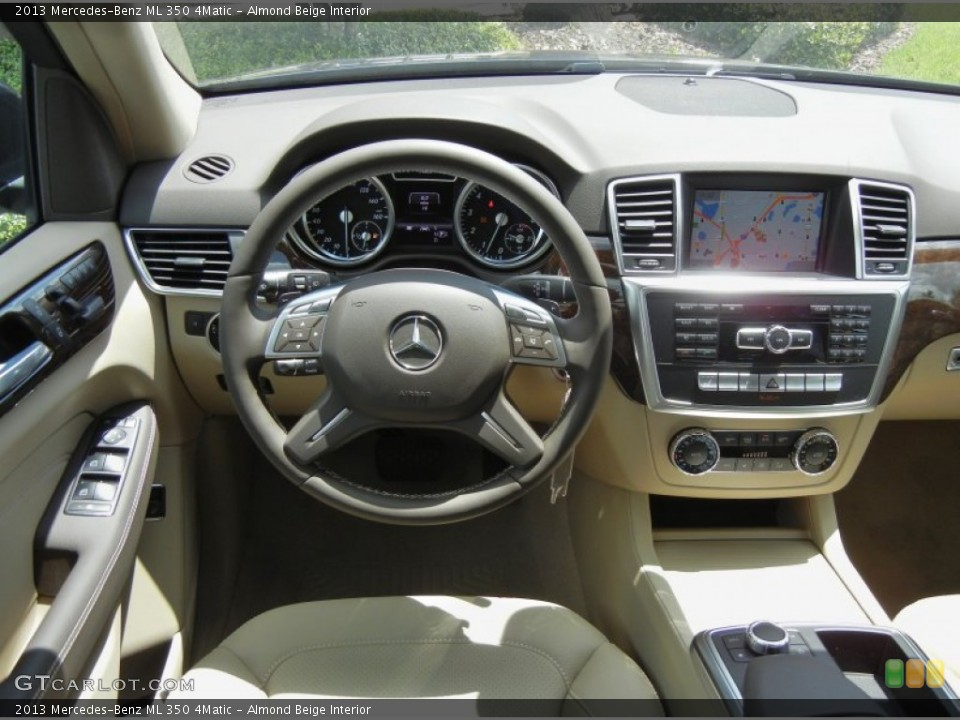 Almond Beige Interior Dashboard for the 2013 Mercedes-Benz ML 350 4Matic #69873460