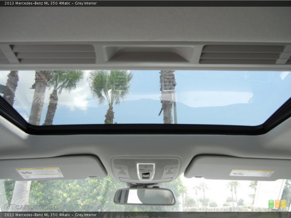 Grey Interior Sunroof for the 2013 Mercedes-Benz ML 350 4Matic #69873565