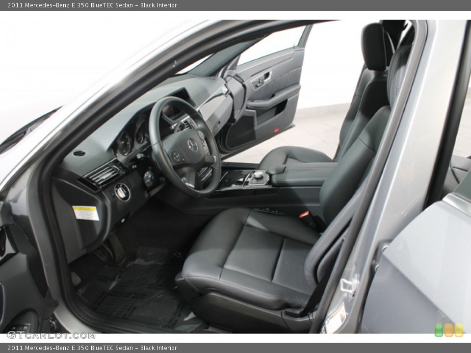 Black Interior Front Seat for the 2011 Mercedes-Benz E 350 BlueTEC Sedan #69875127