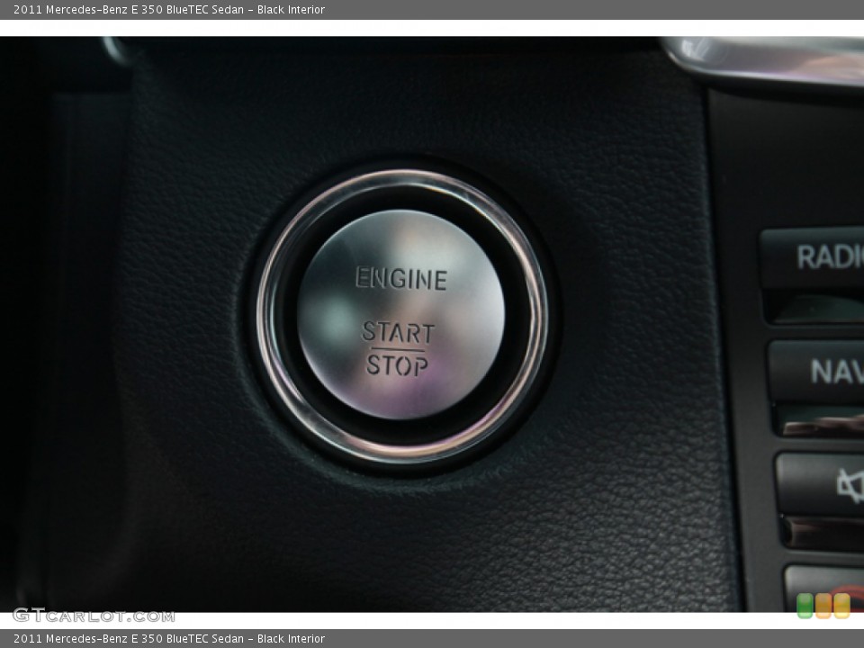 Black Interior Controls for the 2011 Mercedes-Benz E 350 BlueTEC Sedan #69875152