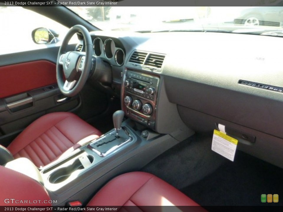 Radar Red/Dark Slate Gray Interior Photo for the 2013 Dodge Challenger SXT #69877678