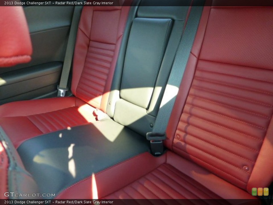 Radar Red/Dark Slate Gray Interior Photo for the 2013 Dodge Challenger SXT #69877711