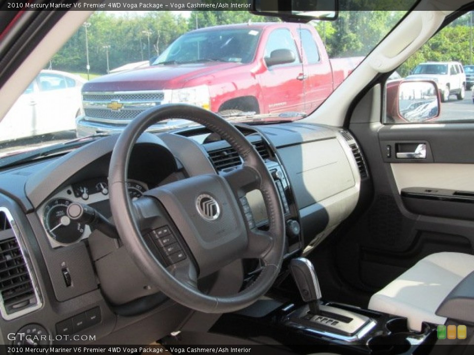 Voga Cashmere/Ash Interior Dashboard for the 2010 Mercury Mariner V6 Premier 4WD Voga Package #69880306
