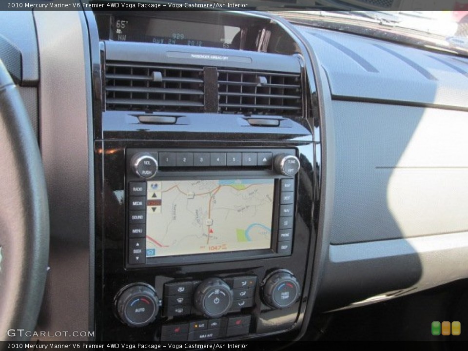 Voga Cashmere/Ash Interior Controls for the 2010 Mercury Mariner V6 Premier 4WD Voga Package #69880336