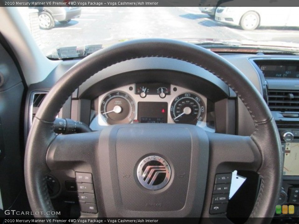 Voga Cashmere/Ash Interior Steering Wheel for the 2010 Mercury Mariner V6 Premier 4WD Voga Package #69880354