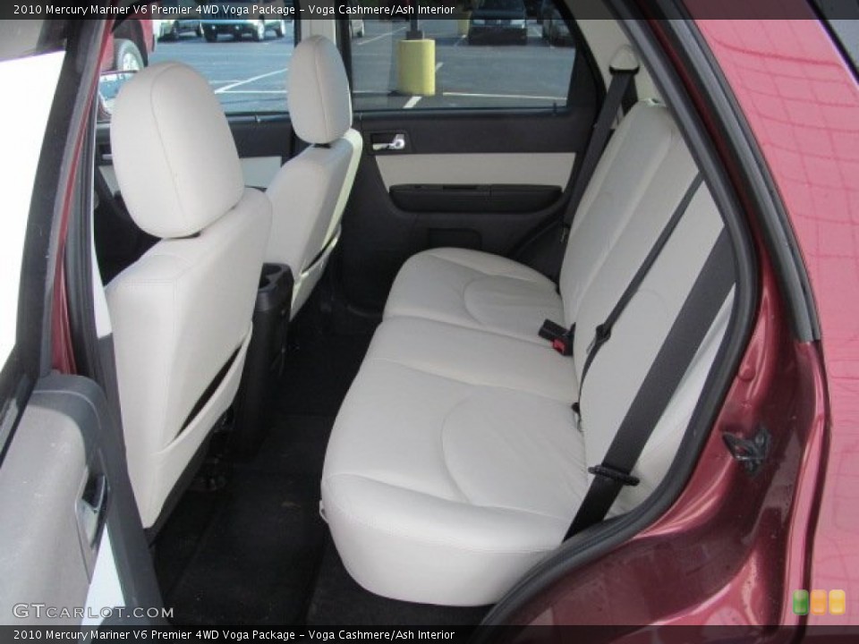 Voga Cashmere/Ash Interior Rear Seat for the 2010 Mercury Mariner V6 Premier 4WD Voga Package #69880370