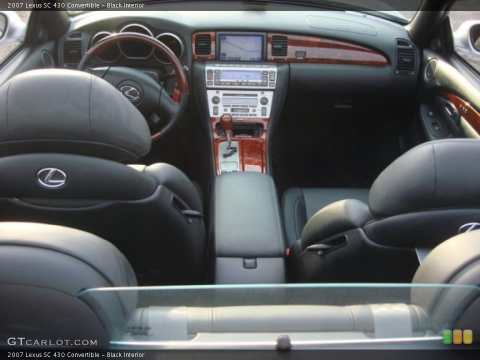 Black Interior Photo for the 2007 Lexus SC 430 Convertible #69881395