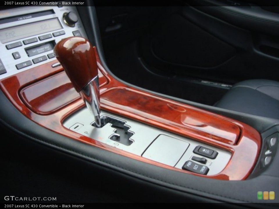 Black Interior Transmission for the 2007 Lexus SC 430 Convertible #69881453
