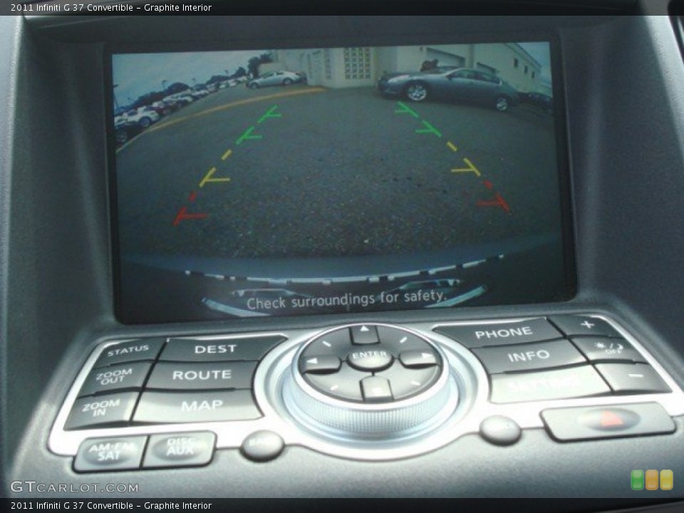 Graphite Interior Controls for the 2011 Infiniti G 37 Convertible #69883003