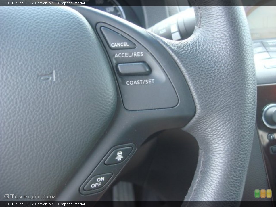 Graphite Interior Controls for the 2011 Infiniti G 37 Convertible #69883057