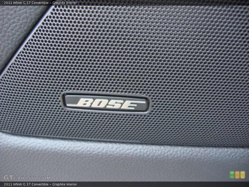 Graphite Interior Audio System for the 2011 Infiniti G 37 Convertible #69883075