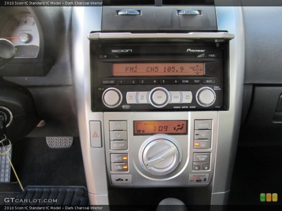 Dark Charcoal Interior Controls for the 2010 Scion tC  #69883609