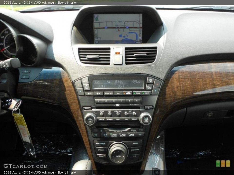 Ebony Interior Controls for the 2012 Acura MDX SH-AWD Advance #69884751