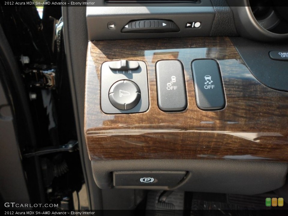 Ebony Interior Controls for the 2012 Acura MDX SH-AWD Advance #69884800