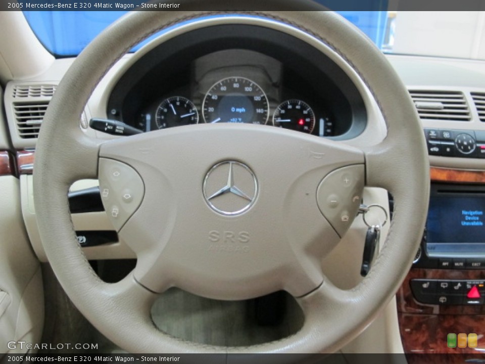 Stone Interior Steering Wheel for the 2005 Mercedes-Benz E 320 4Matic Wagon #69887386