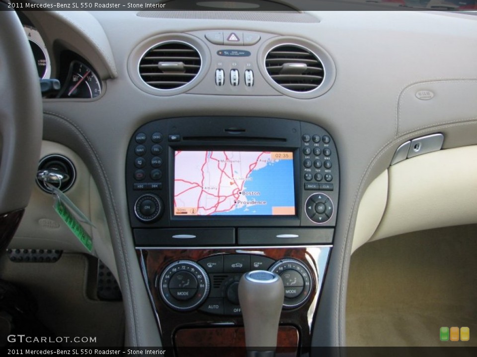 Stone Interior Navigation for the 2011 Mercedes-Benz SL 550 Roadster #69888769