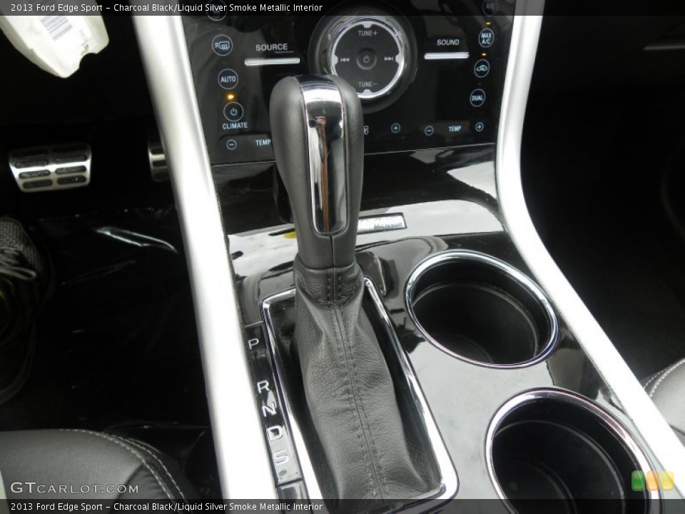 Charcoal Black/Liquid Silver Smoke Metallic Interior Transmission for the 2013 Ford Edge Sport #69889225