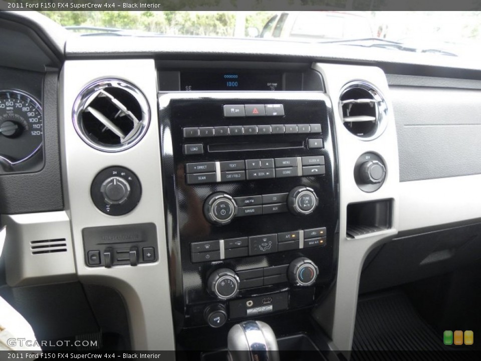 Black Interior Controls for the 2011 Ford F150 FX4 SuperCrew 4x4 #69889882