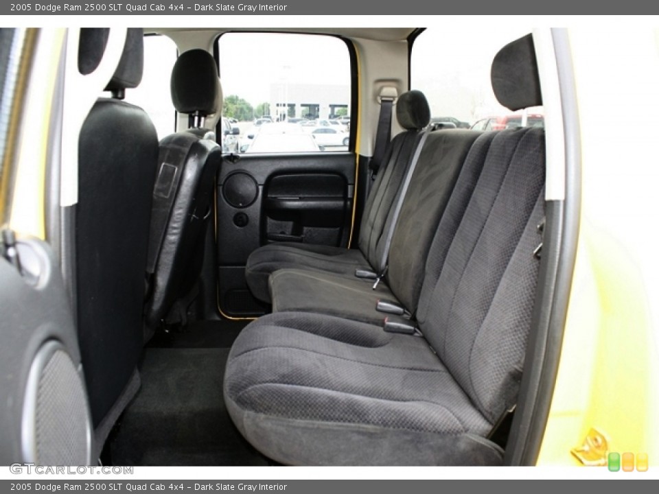 Dark Slate Gray Interior Rear Seat for the 2005 Dodge Ram 2500 SLT Quad Cab 4x4 #69891250