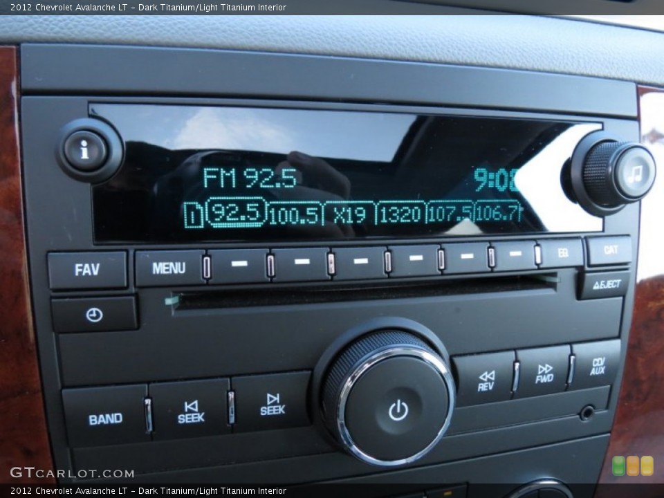 Dark Titanium/Light Titanium Interior Audio System for the 2012 Chevrolet Avalanche LT #69892993