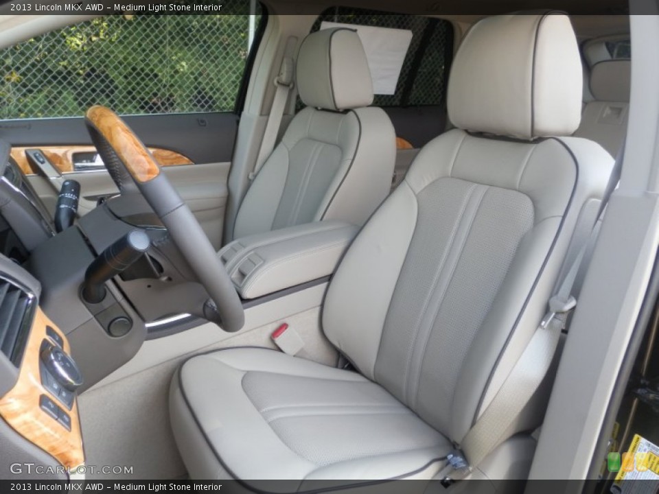 Medium Light Stone Interior Front Seat for the 2013 Lincoln MKX AWD #69893005