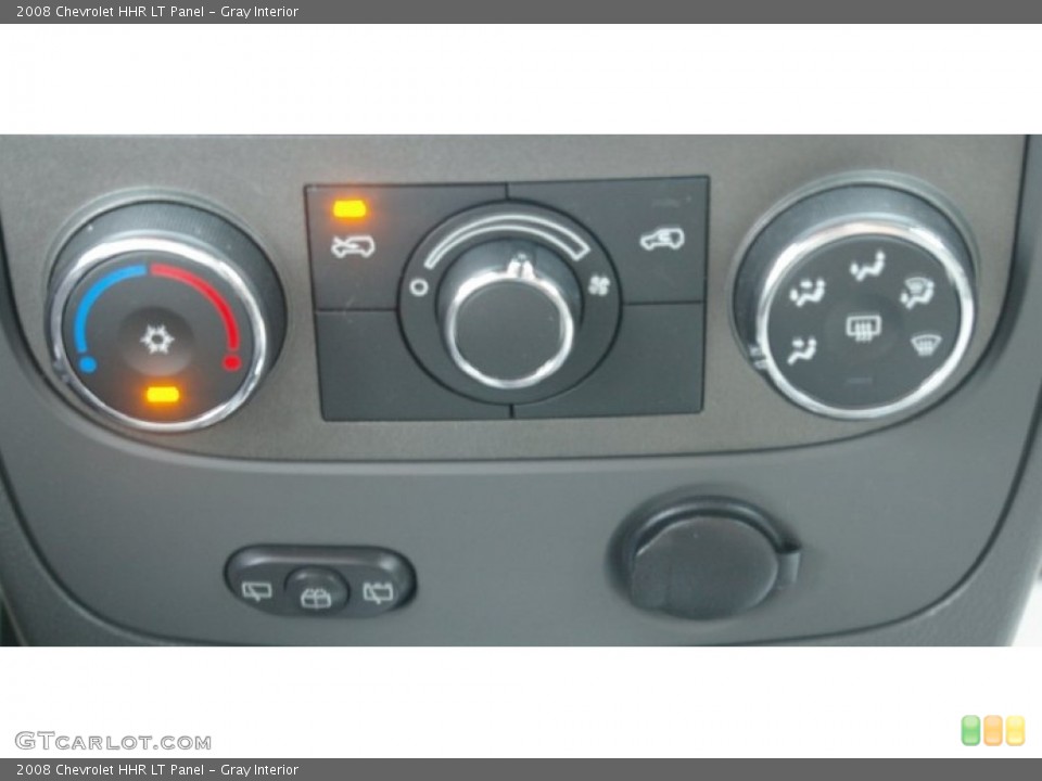 Gray Interior Controls for the 2008 Chevrolet HHR LT Panel #69899272