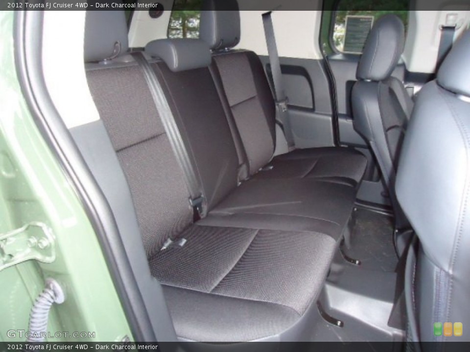 Dark Charcoal Interior Rear Seat for the 2012 Toyota FJ Cruiser 4WD #69900766