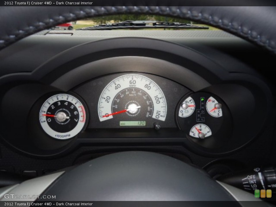 Dark Charcoal Interior Gauges for the 2012 Toyota FJ Cruiser 4WD #69900778