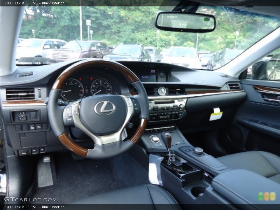 Black Interior Dashboard for the 2013 Lexus ES 350 #69901324