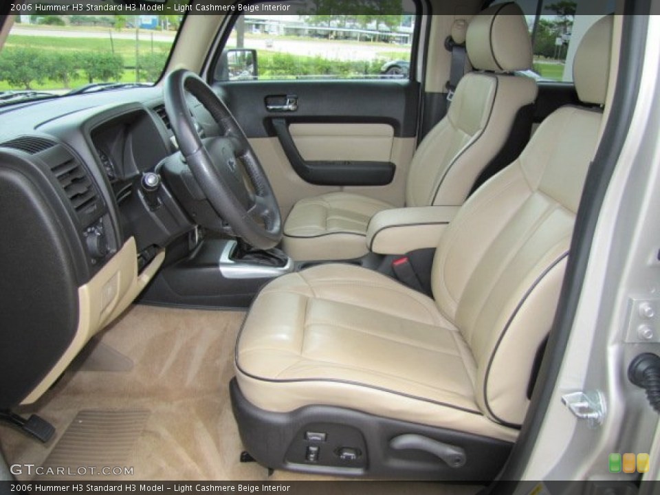 Light Cashmere Beige Interior Front Seat for the 2006 Hummer H3  #69902284