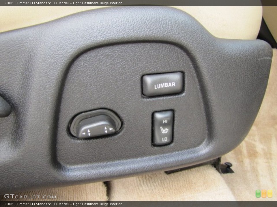 Light Cashmere Beige Interior Controls for the 2006 Hummer H3  #69902373