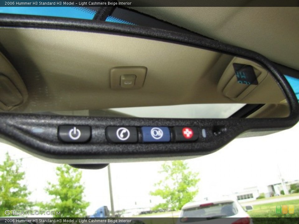 Light Cashmere Beige Interior Controls for the 2006 Hummer H3  #69902458