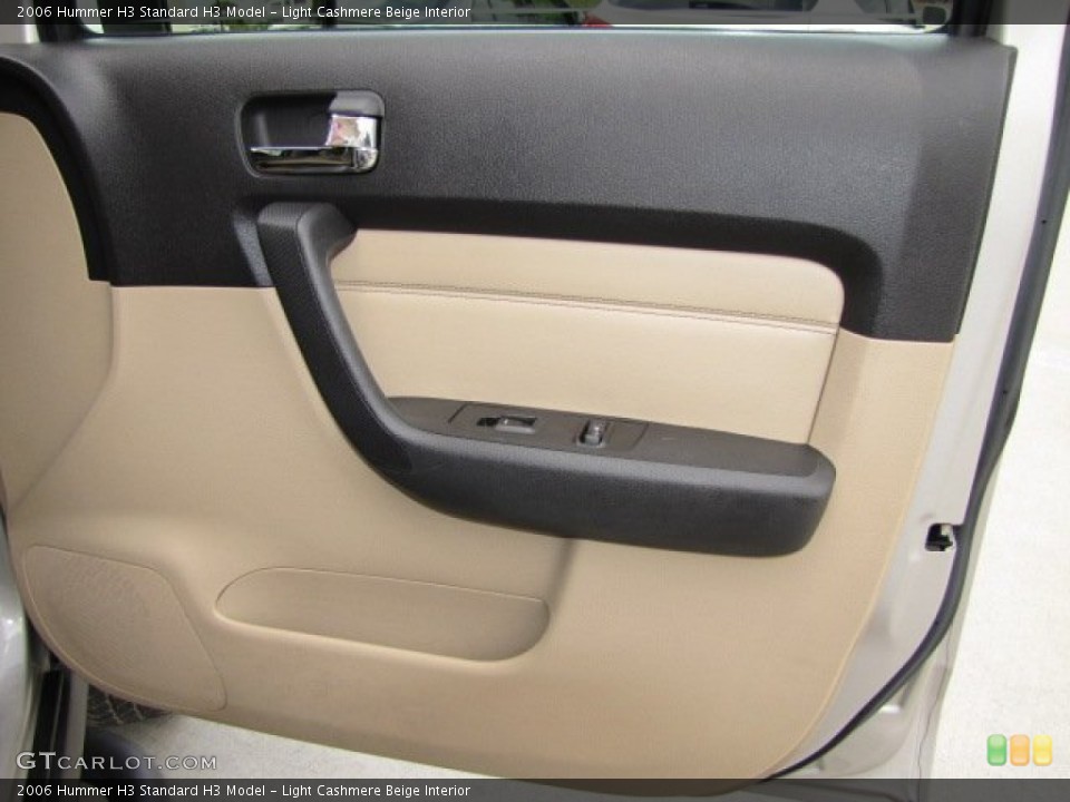 Light Cashmere Beige Interior Door Panel for the 2006 Hummer H3  #69902482