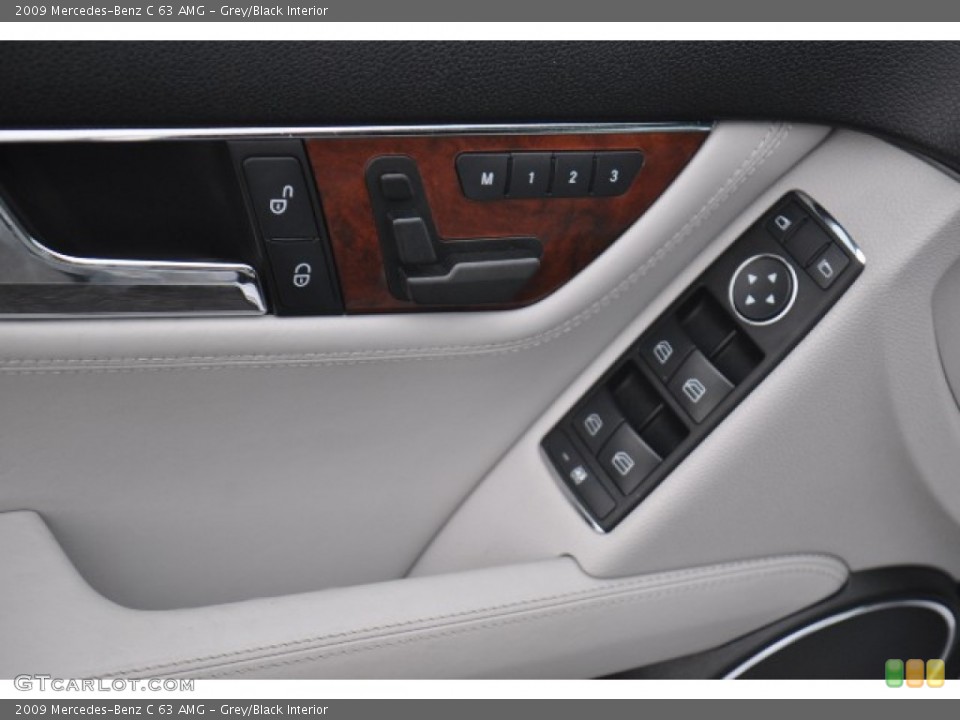 Grey/Black Interior Controls for the 2009 Mercedes-Benz C 63 AMG #69905518