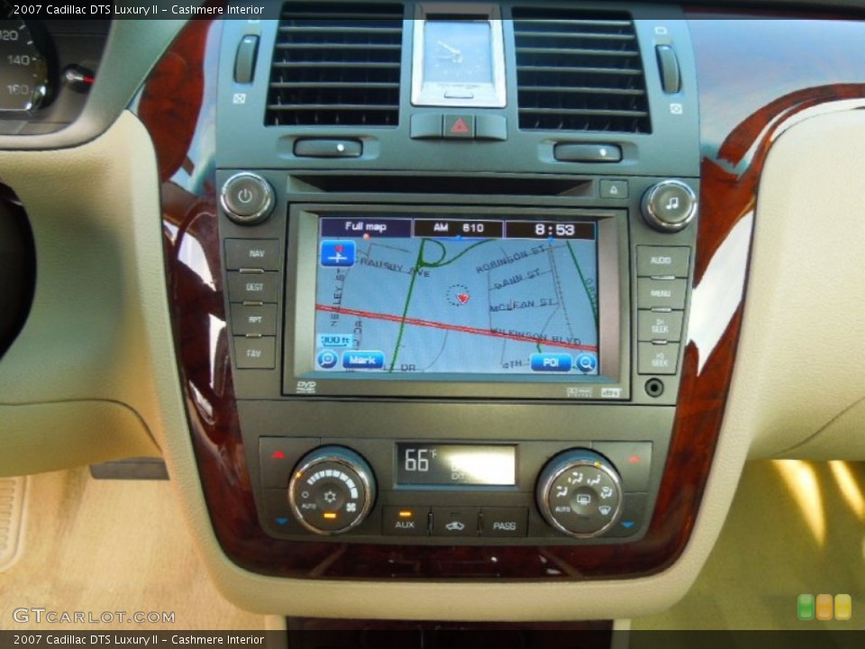 Cashmere Interior Navigation for the 2007 Cadillac DTS Luxury II #69906989