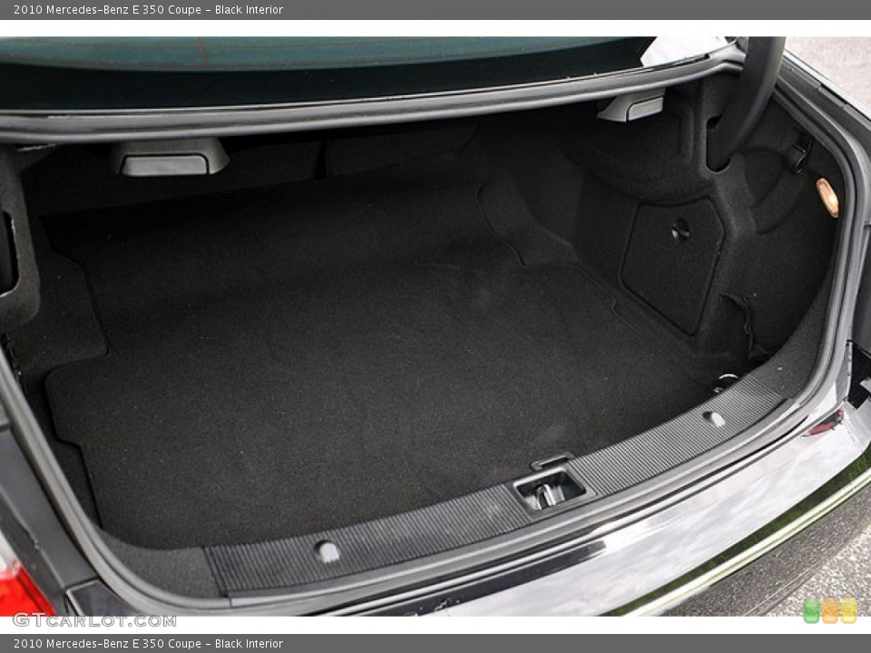 Black Interior Trunk for the 2010 Mercedes-Benz E 350 Coupe #69907232