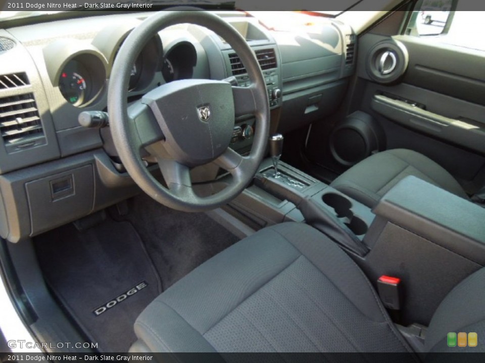 Dark Slate Gray Interior Prime Interior for the 2011 Dodge Nitro Heat #69907337