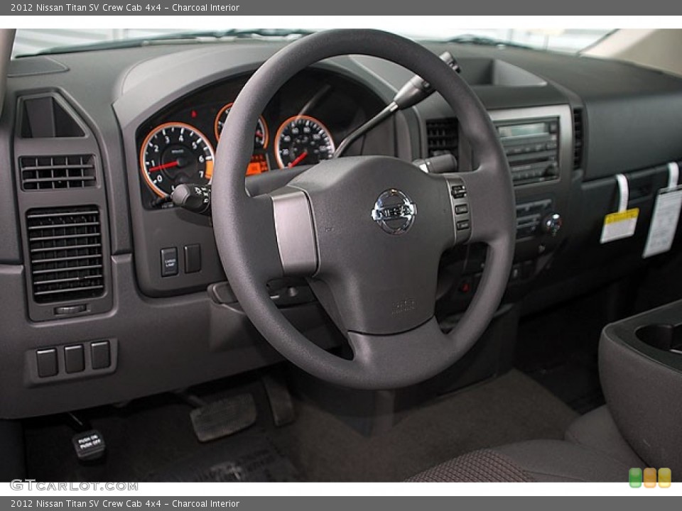 Charcoal Interior Photo for the 2012 Nissan Titan SV Crew Cab 4x4 #69907819