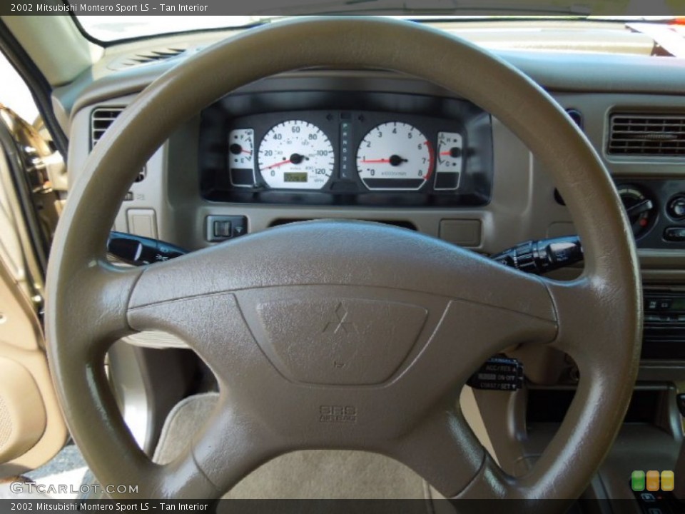 Tan Interior Steering Wheel for the 2002 Mitsubishi Montero Sport LS #69908180