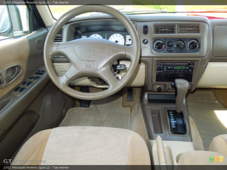 Tan Interior Dashboard for the 2002 Mitsubishi Montero Sport LS #69908204