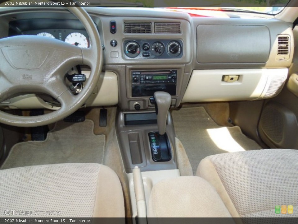 Tan Interior Dashboard for the 2002 Mitsubishi Montero Sport LS #69908213